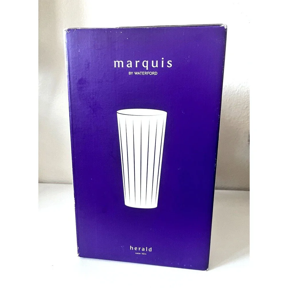 Marquis by Waterford Herald Crystal Vase 10